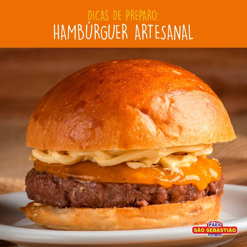 Pão de Hamburguer Gourmet
